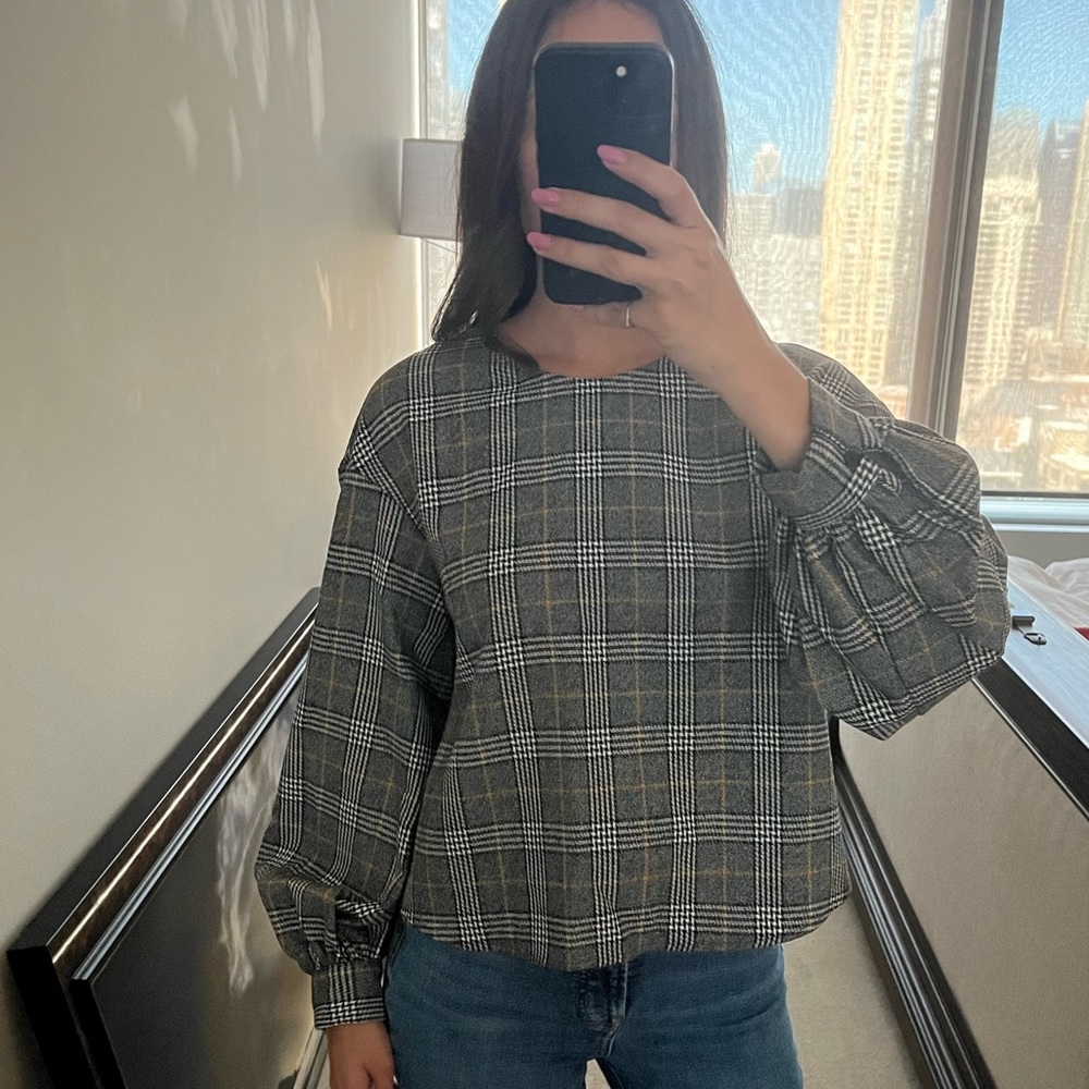 Express plaid long sleeve shirt